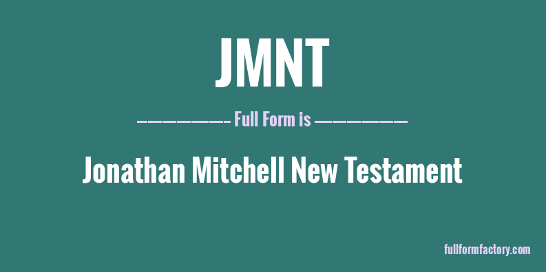 jmnt-full-form