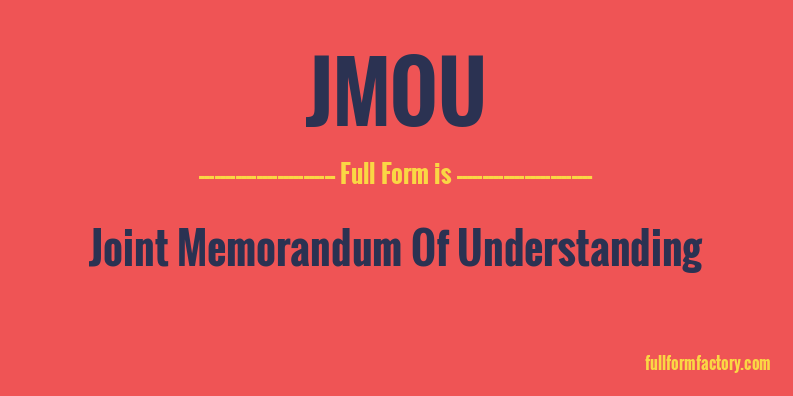 jmou-full-form