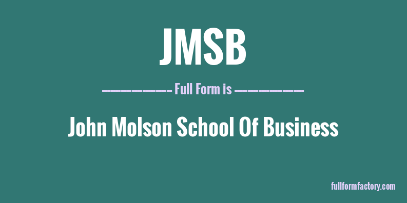 jmsb-full-form