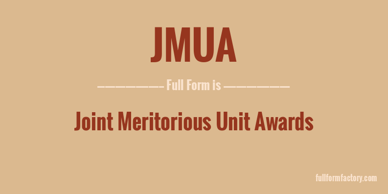 jmua-full-form
