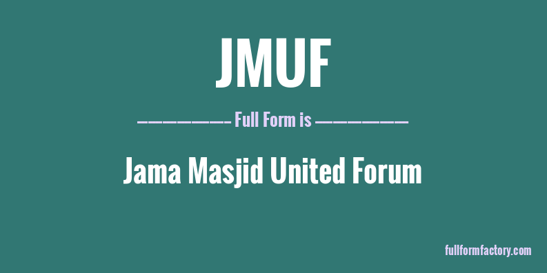 jmuf-full-form