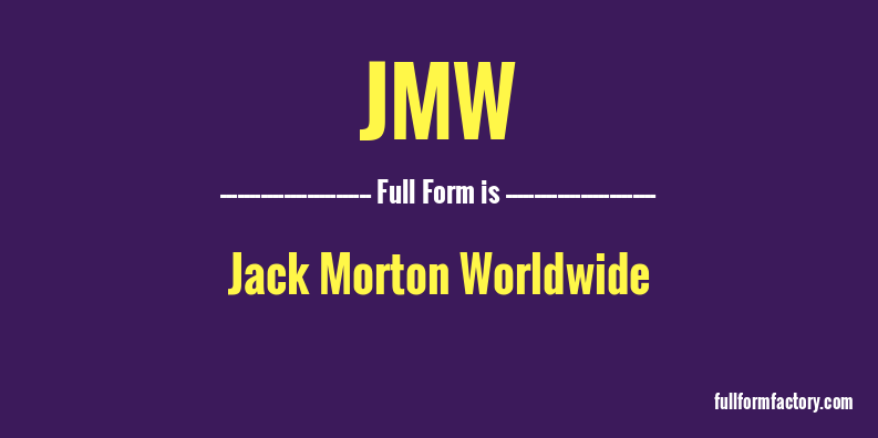 jmw-full-form