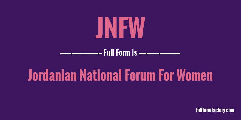 jnfw-full-form