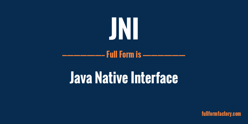 jni-full-form