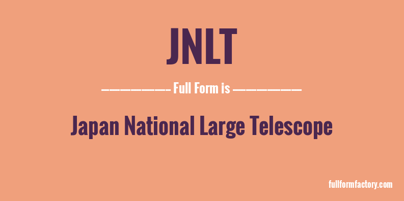 jnlt-full-form