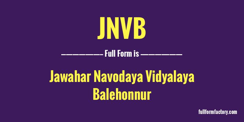 jnvb-full-form
