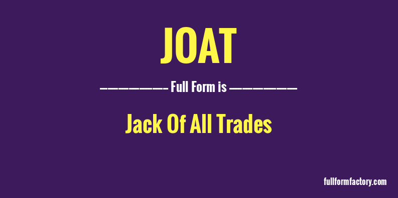 joat-full-form