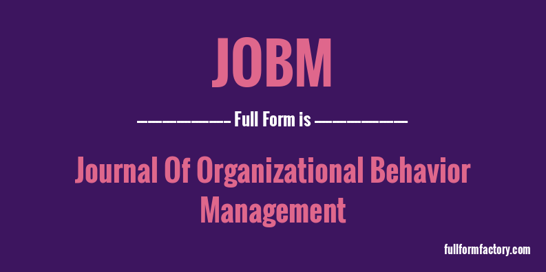 jobm-full-form