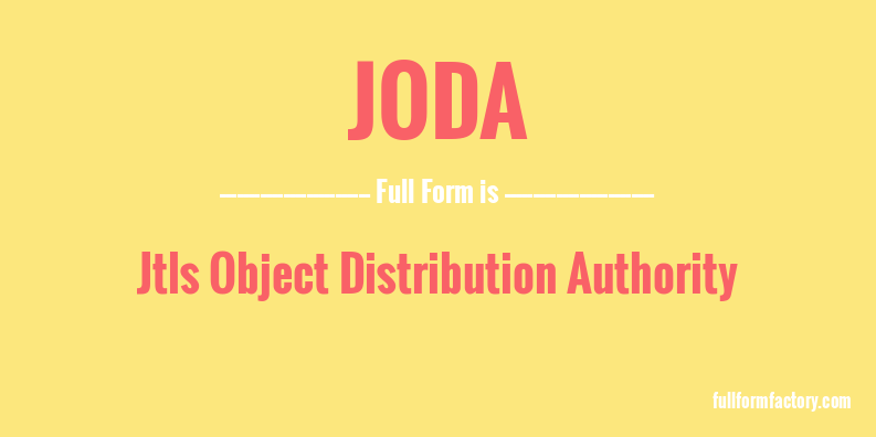 joda-full-form