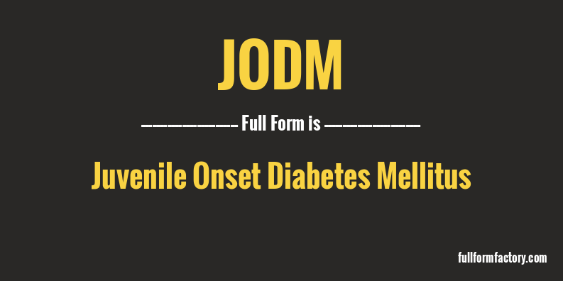 jodm-full-form