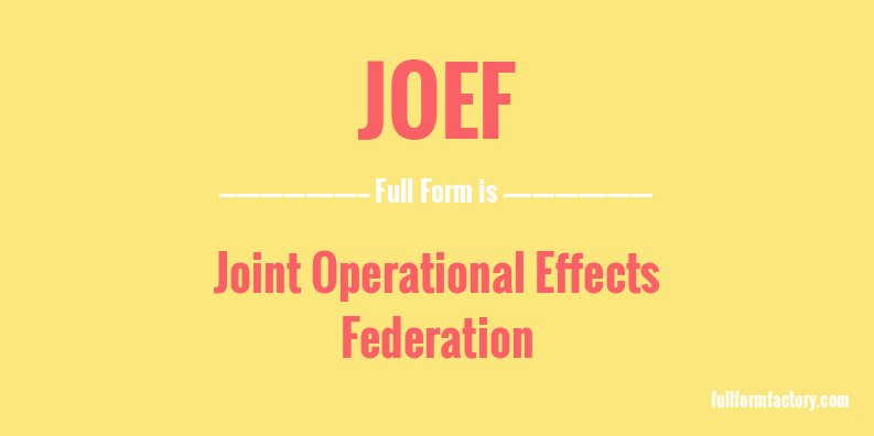joef-full-form