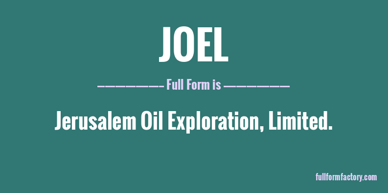 joel-full-form