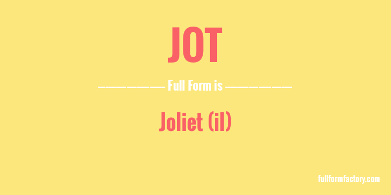 jot-full-form