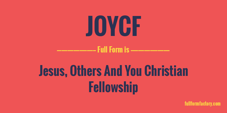 joycf-full-form