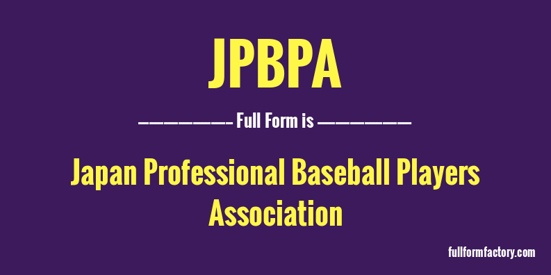 jpbpa-full-form