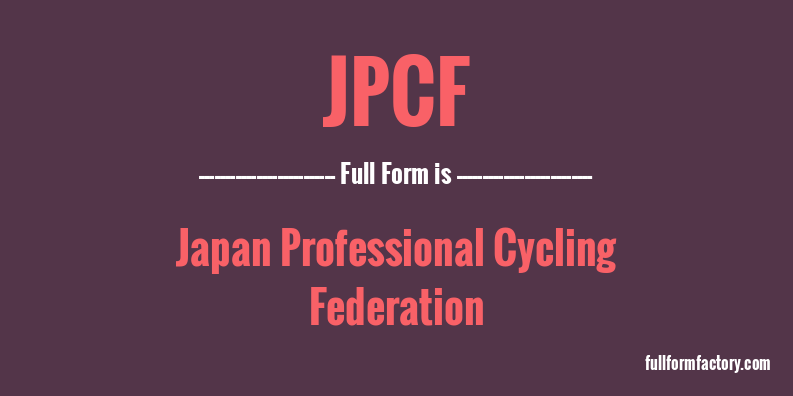 jpcf-full-form