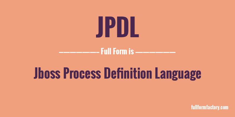 jpdl-full-form