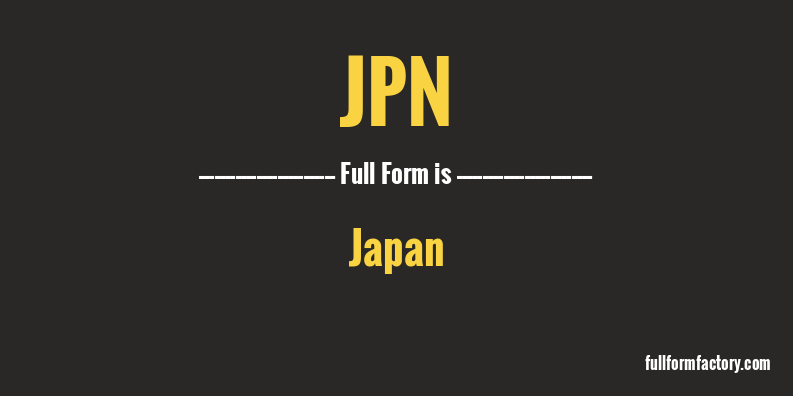 jpn-full-form