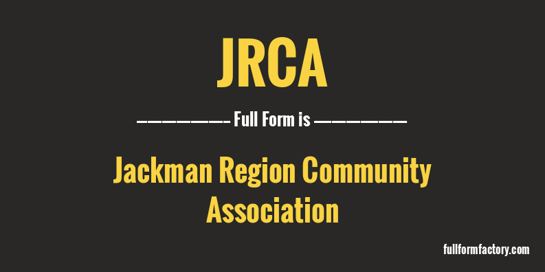 jrca-full-form