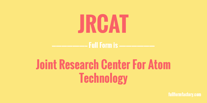 jrcat-full-form