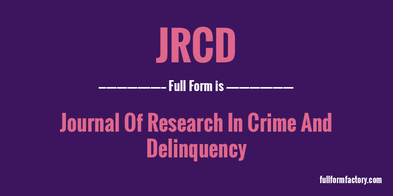 jrcd-full-form