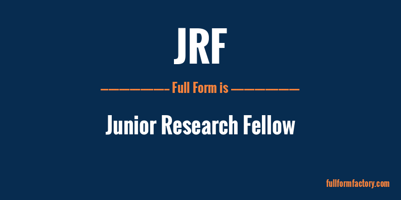 jrf-full-form