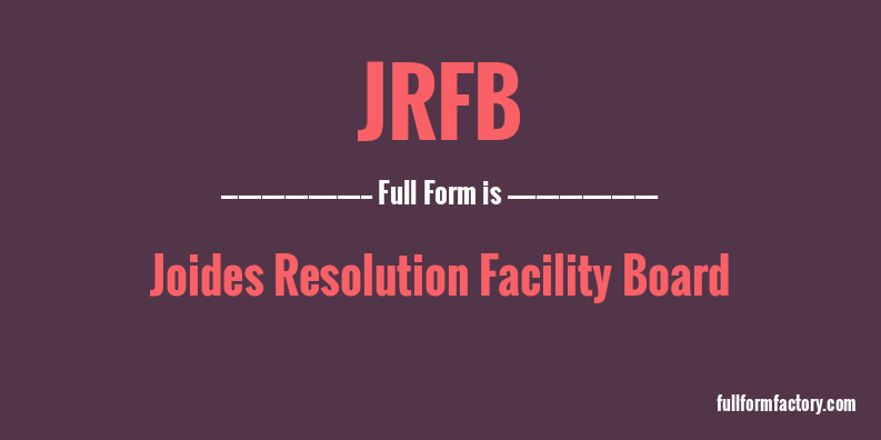 jrfb-full-form