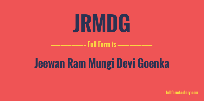 jrmdg-full-form
