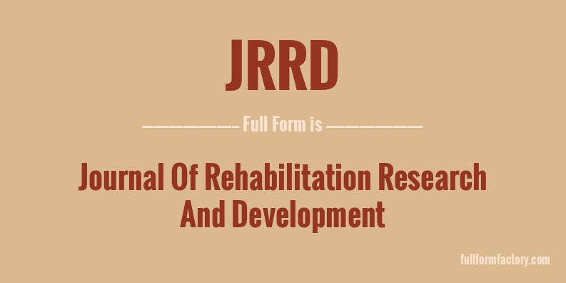 jrrd-full-form