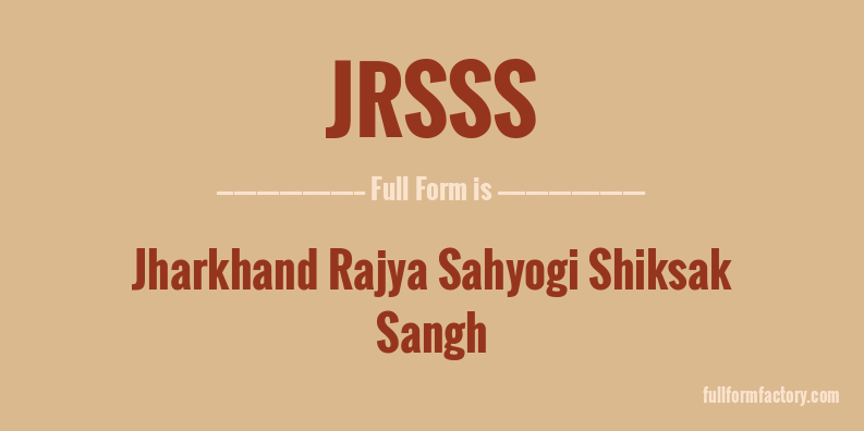 jrsss-full-form