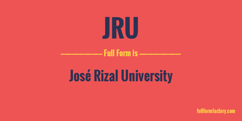 jru-full-form