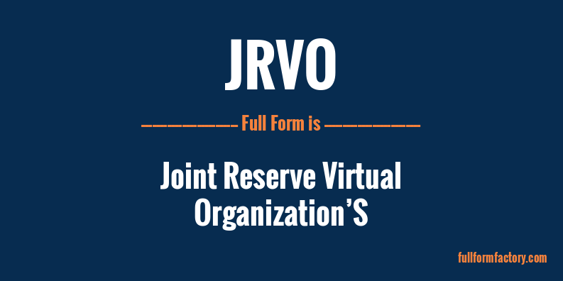 jrvo-full-form