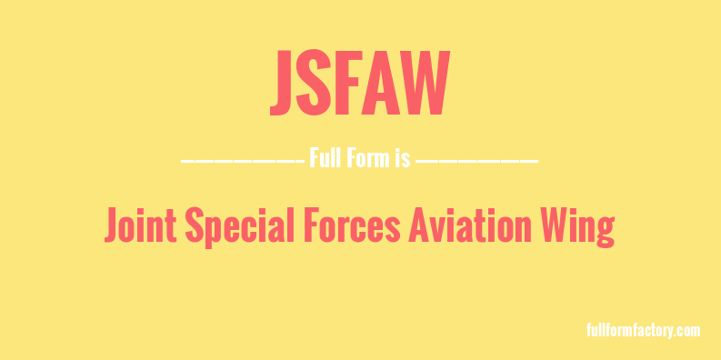 jsfaw-full-form