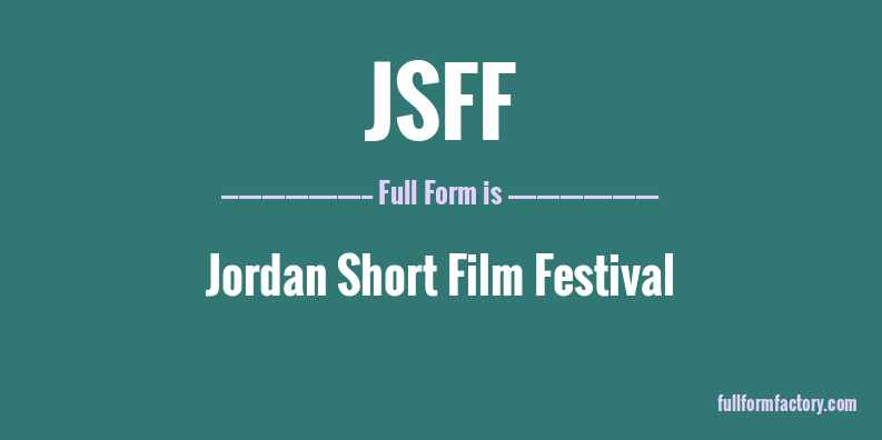 jsff-full-form