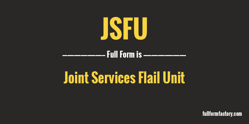 jsfu-full-form