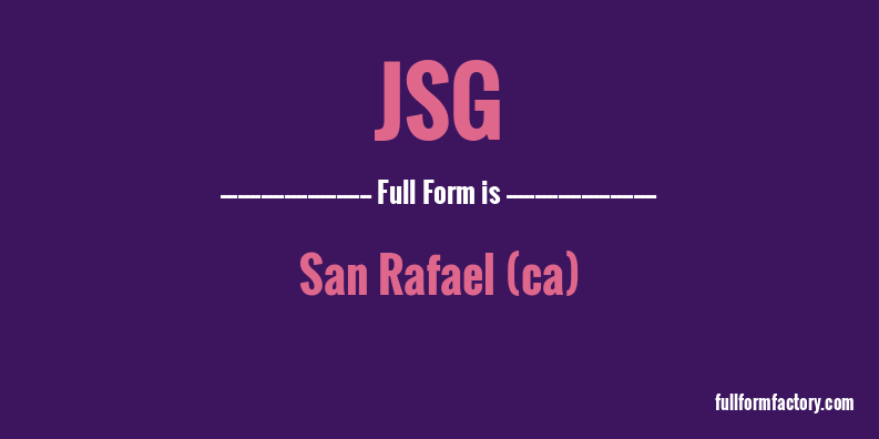 jsg-full-form
