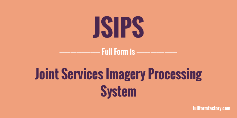 jsips-full-form