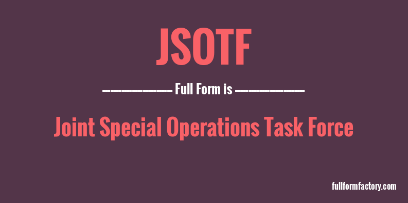 jsotf-full-form