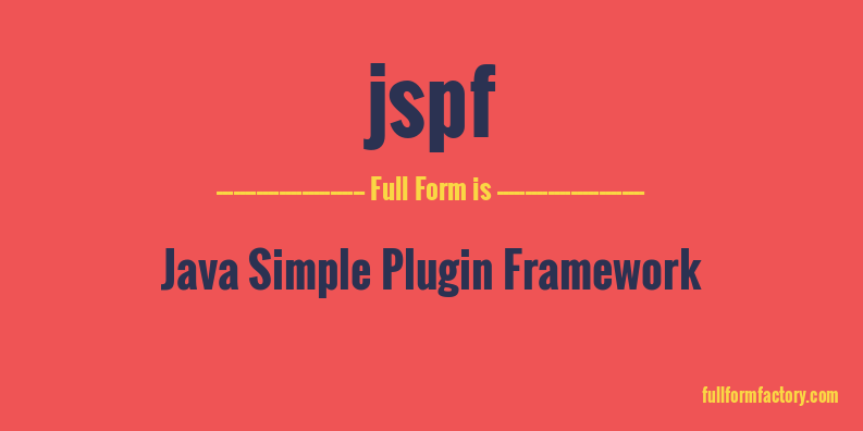 jspf-full-form