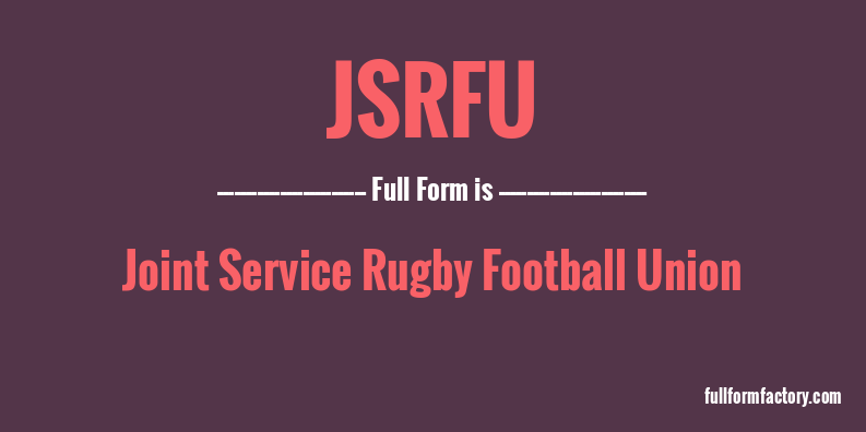 jsrfu-full-form