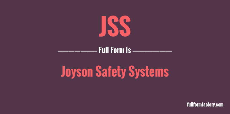 jss-full-form