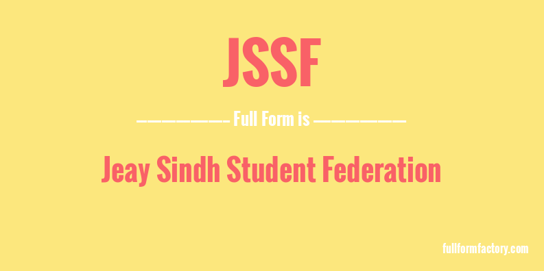 jssf-full-form
