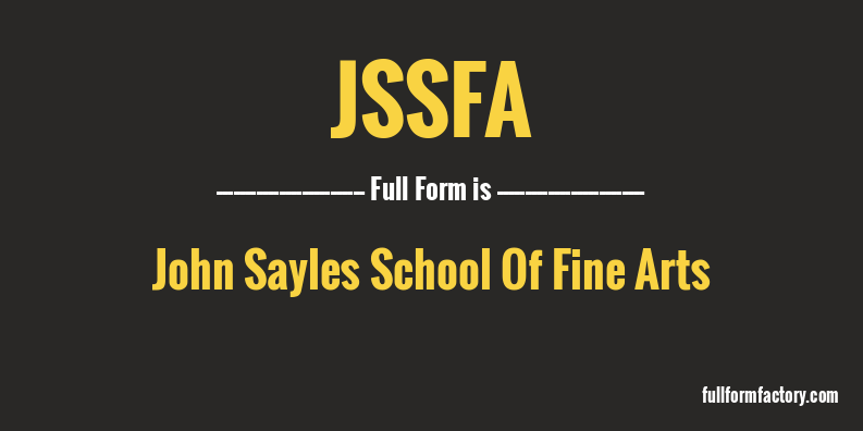 jssfa-full-form