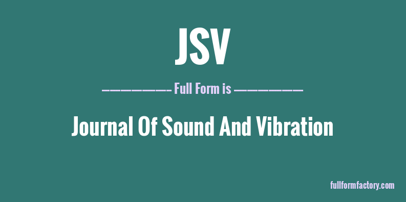jsv-full-form