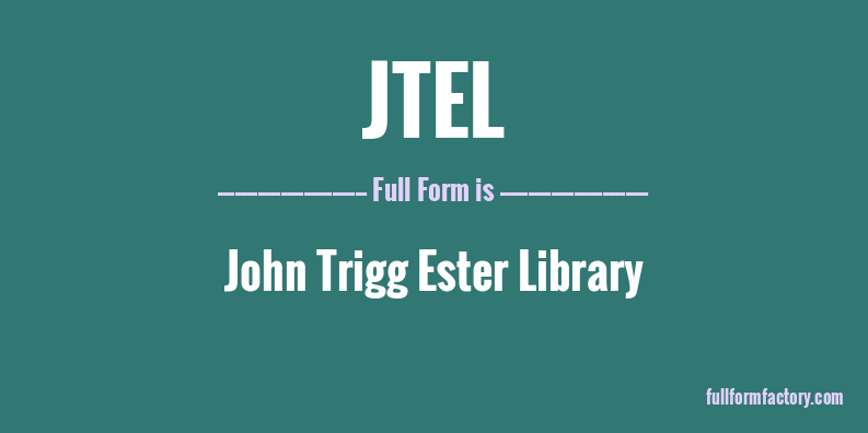 jtel-full-form
