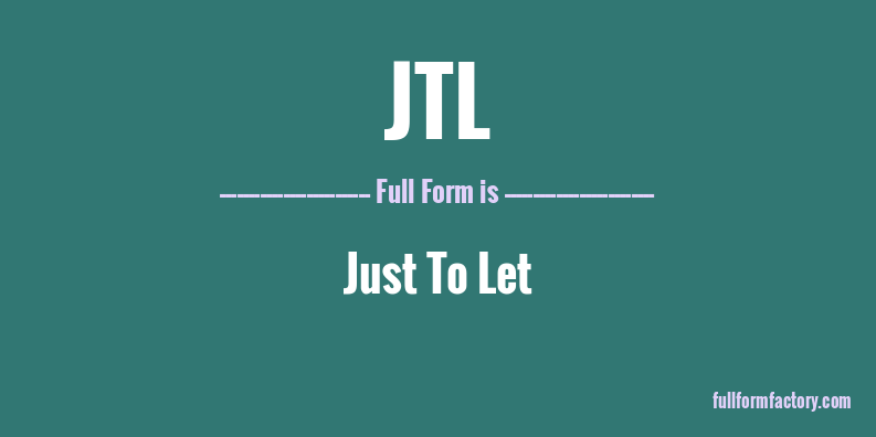 jtl-full-form