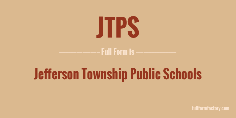 jtps-full-form