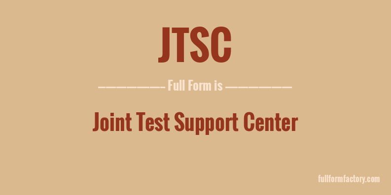 jtsc-full-form