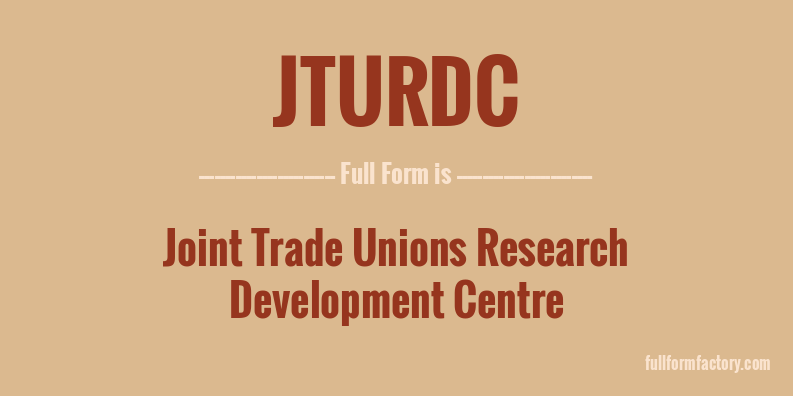 jturdc-full-form