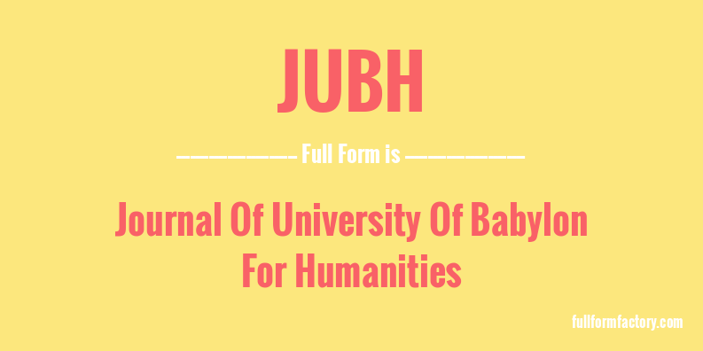 jubh-full-form